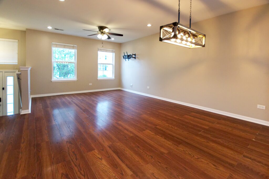 Living Room / Dining Room in Plainfield Home.